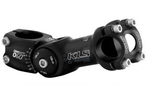 Wspornik kierownicy KLS CROSS black, Oversize 31,8mm, 125mm